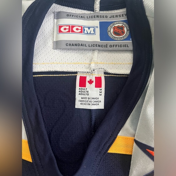 Stu Grismson Nashville Predators NHL CCM jersey Medium - Picture 7 of 9